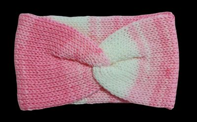 Twisted Earwarmer LW - Pink Ombre